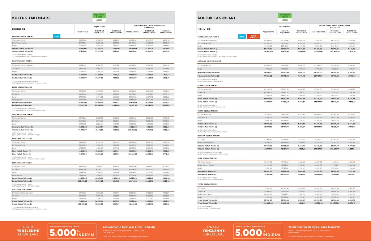Enza Enza Home 7 Nisan 2026 Aktüel Kataloğu sayfa 3: Sı̇̇̇̇̇̇̇̇̇̇̇̇̇ Yataklı Koltuk
