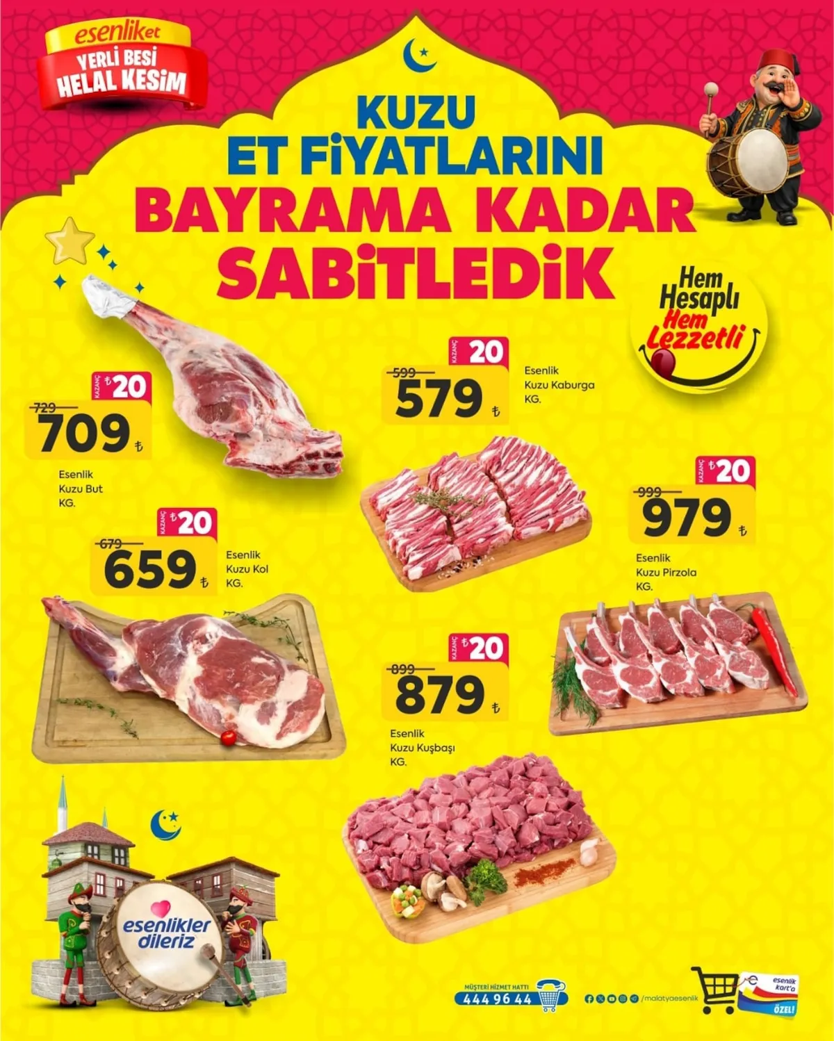 Esenlik Esenlik 27 Şubat 2026 Aktüel Kataloğu sayfa 3: Esenlik Kuzu Kaburga Kg., Esenlik Kuzu Kol Kg.