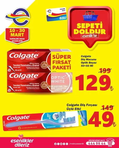 Esenlik 10 Mart 2026 Aktüel Kataloğu10 Mart - 30 Mart Kapak Görseli