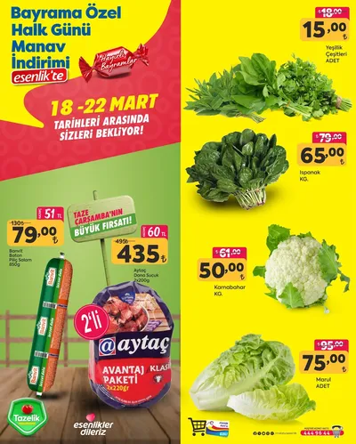 Esenlik 18 Mart 2026 Aktüel Kataloğu