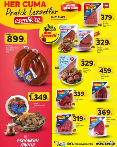 Esenlik 27 Mart 2026 Aktüel Kataloğu broşürü