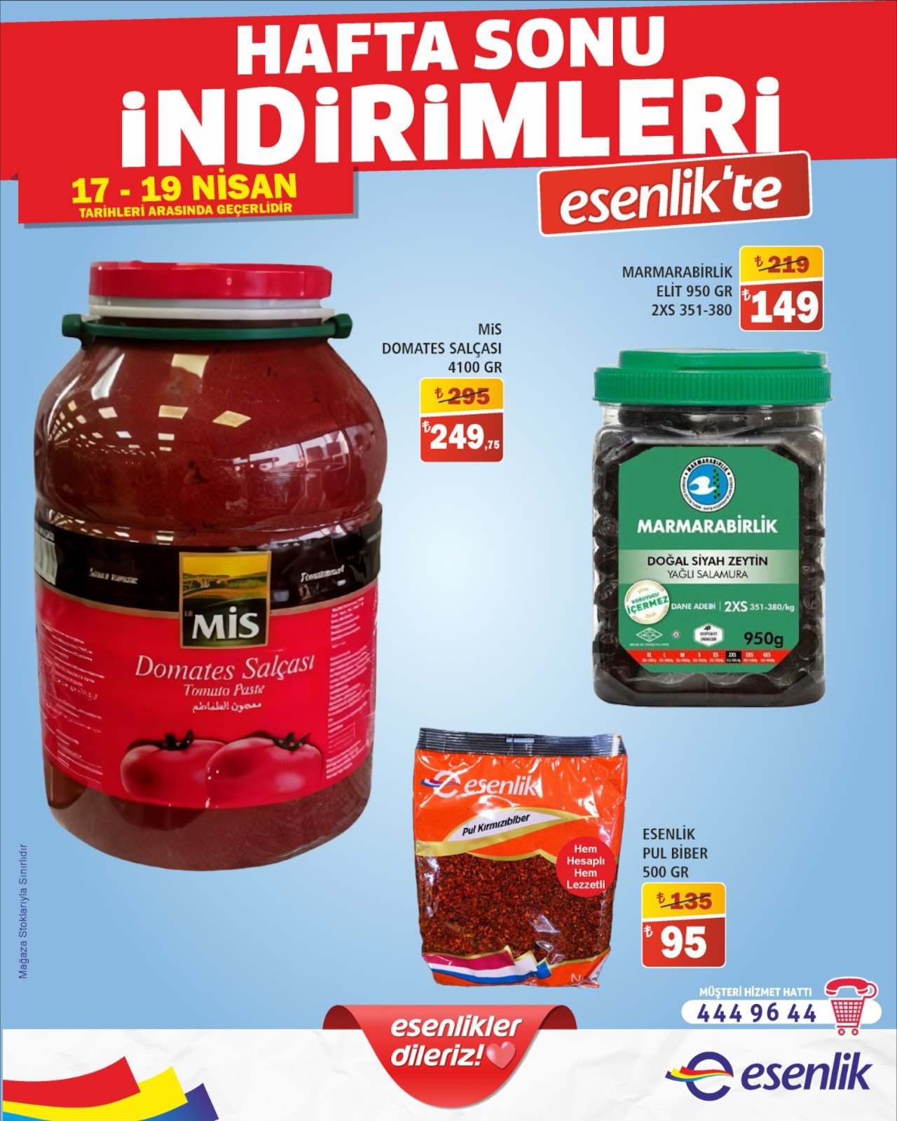 Esenlik 17 Nisan 2026 Aktüel Kataloğu