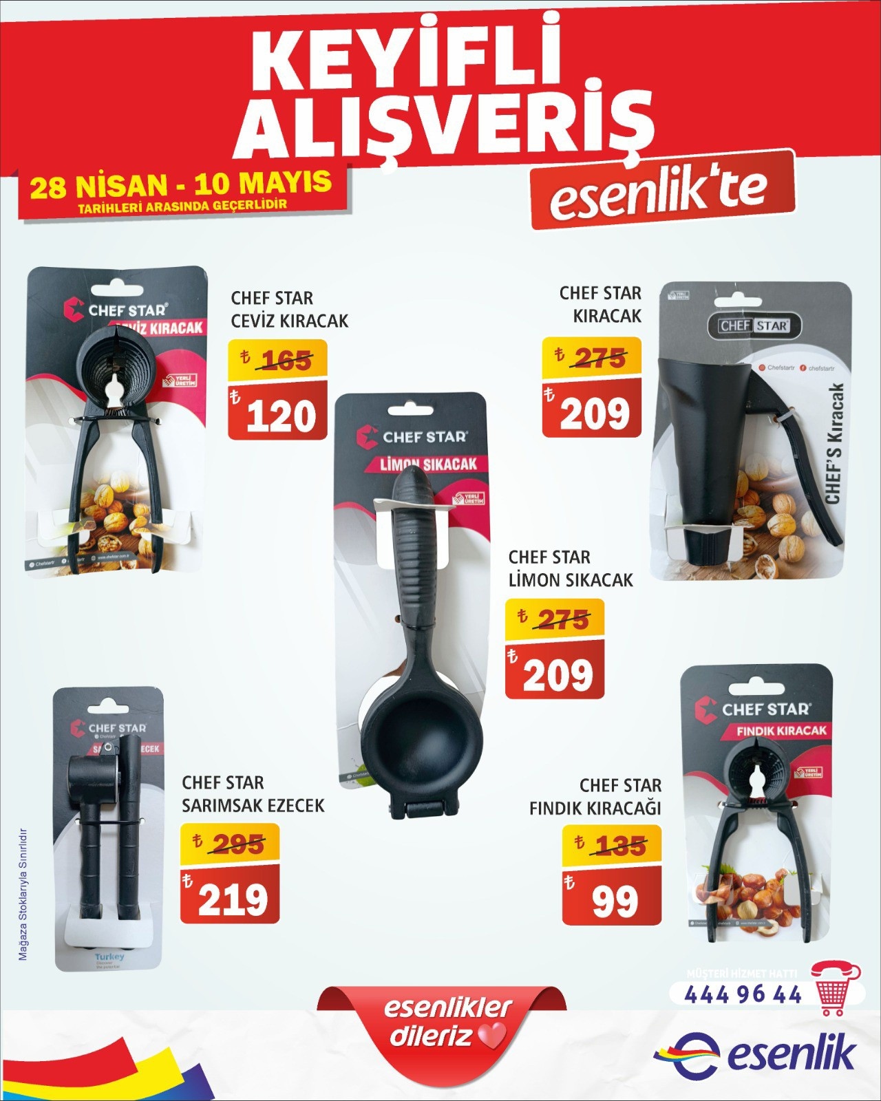 Esenlik 28 Nisan 2026 Aktüel Kataloğu broşürü