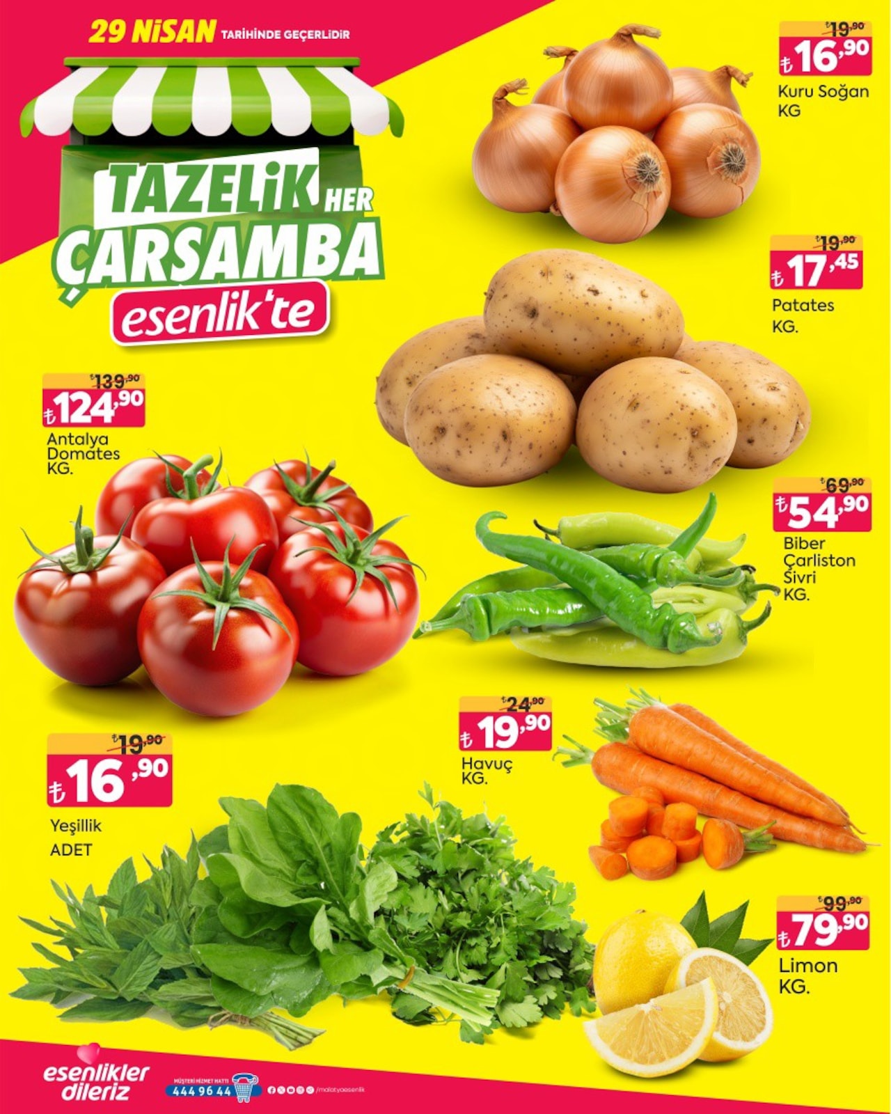 Esenlik 29 Nisan 2026 Aktüel Kataloğu broşürü