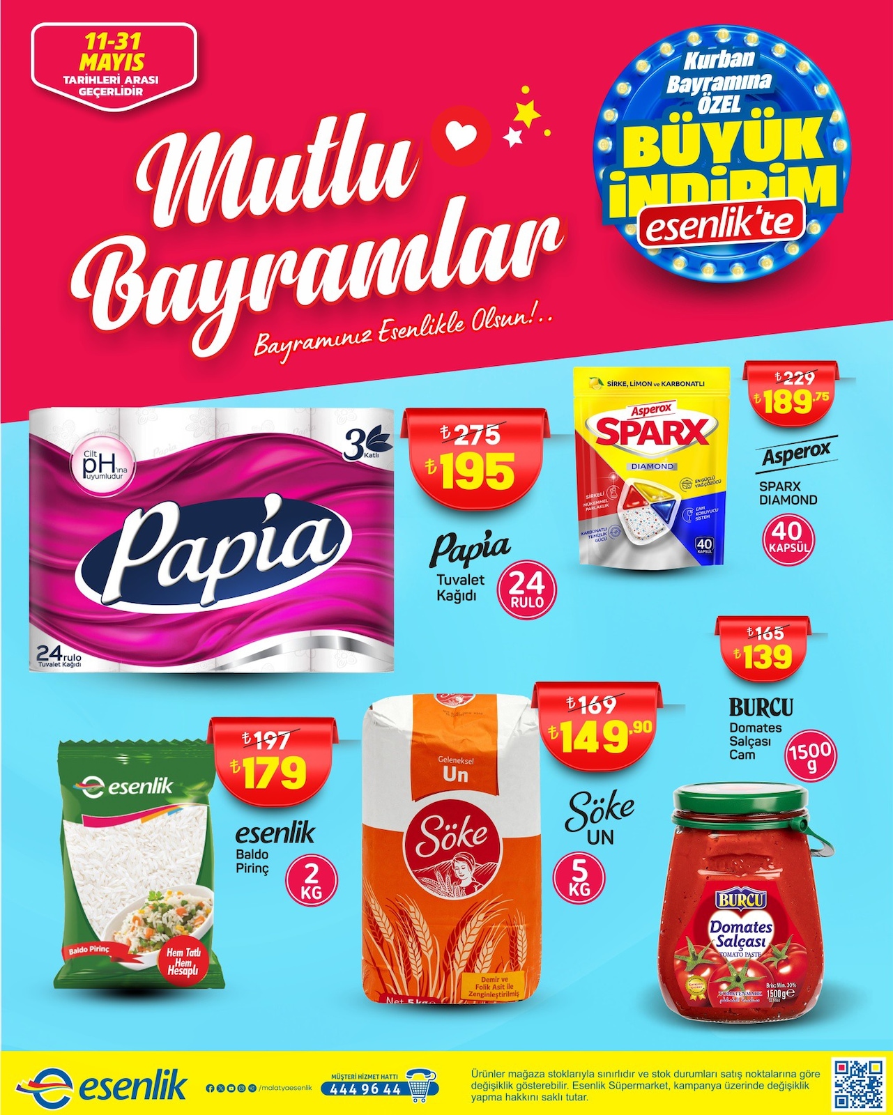 Esenlik 11 Mayıs 2026 Aktüel Kataloğu broşürü