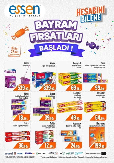 Essen Avm 16 Mart 2026 Aktüel Kataloğu