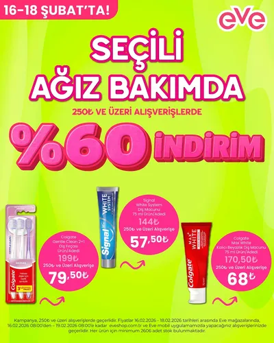 Eveshop 16 Şubat 2026 Aktüel Kataloğu Kapak Görseli