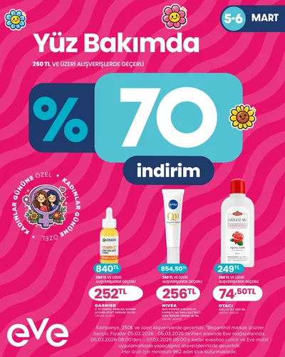Eveshop 5 Mart 2026 Aktüel Kataloğu5 Mart - 6 Mart Kapak Görseli