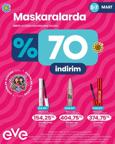 Eveshop 5 Mart 2026 Aktüel Kataloğu5 Mart - 7 Mart
