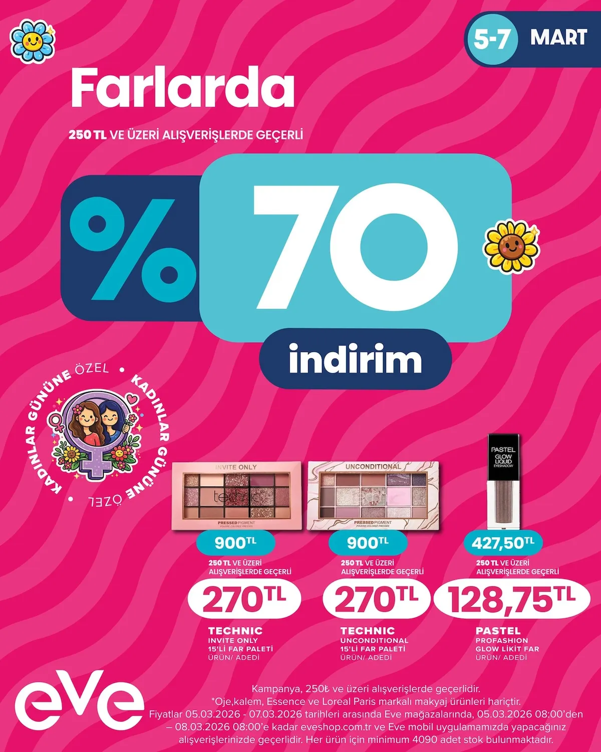 Eveshop Eveshop 5 Mart 2026 Aktüel Kataloğu sayfa 3: Pastel Glow Liquid Eyeshadow