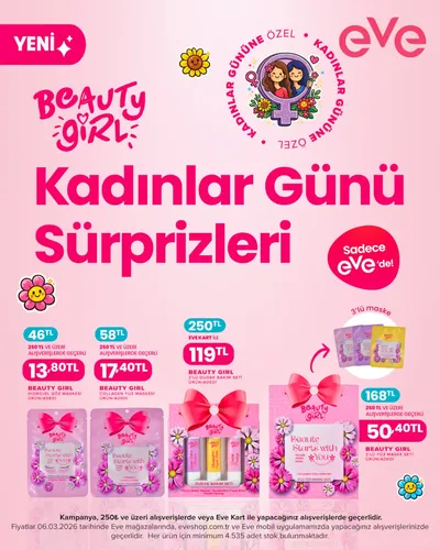 Eveshop 6 Mart 2026 Aktüel Kataloğu6 Mart - 6 Mart
