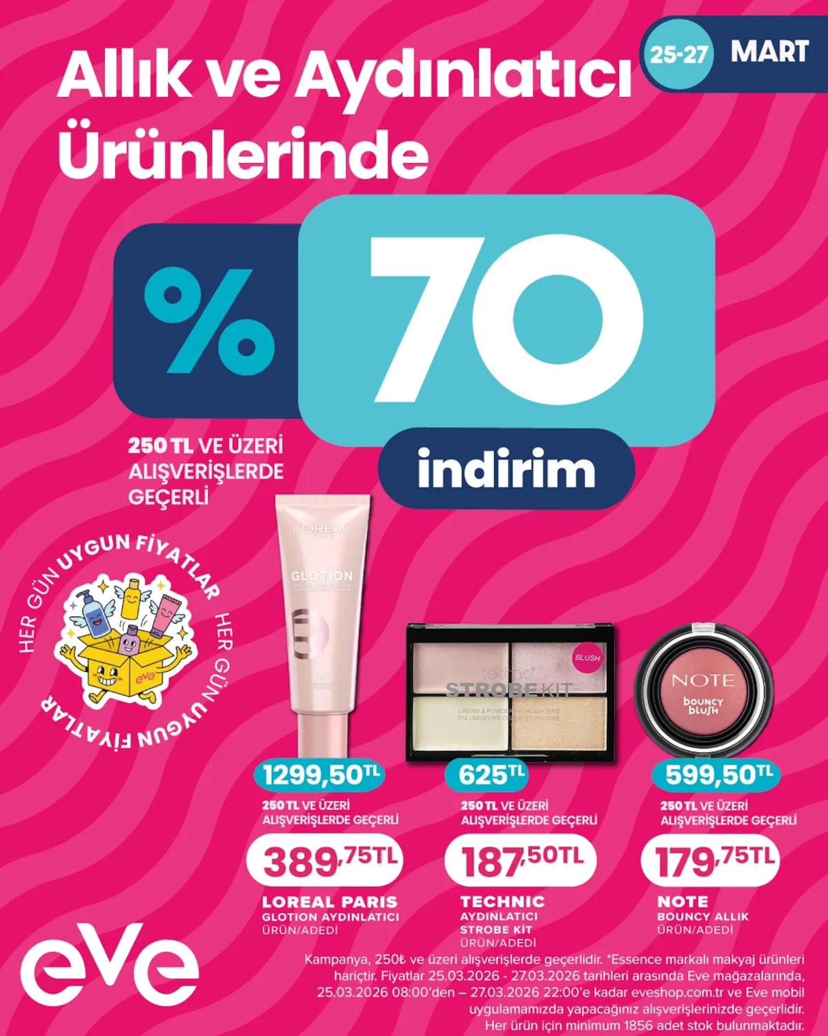 Eveshop Eveshop 25 Mart 2026 Aktüel Kataloğu sayfa 13: L'Oréal Paris Glotion, Technic Strobe Kit