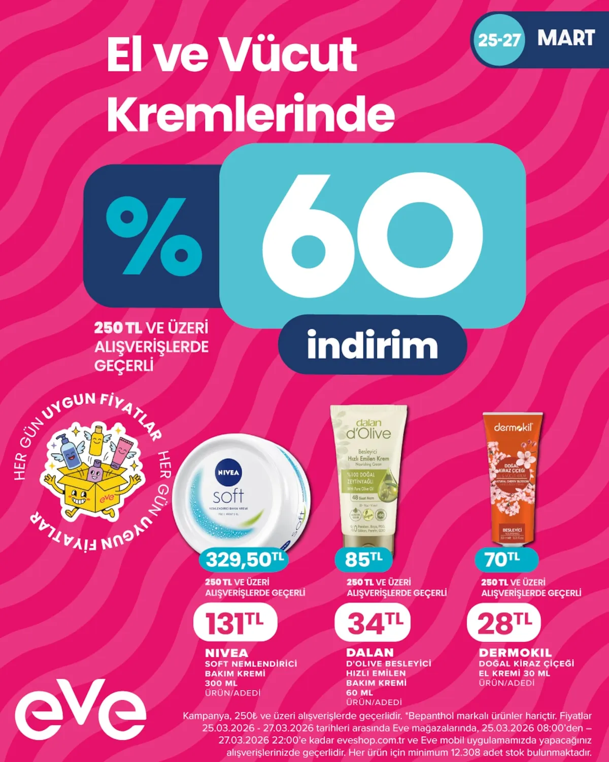 Eveshop Eveshop 25 Mart 2026 Aktüel Kataloğu sayfa 18: Dalan D'Olive El Kremi