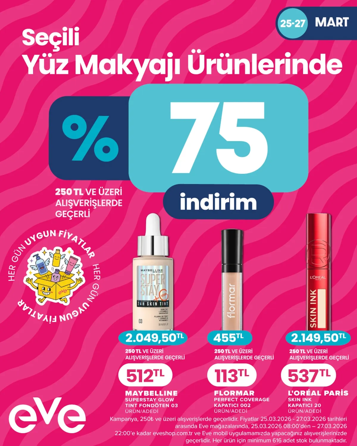 Eveshop Eveshop 25 Mart 2026 Aktüel Kataloğu sayfa 3: Maybellıne New York Super Stay 24H Skin Tint