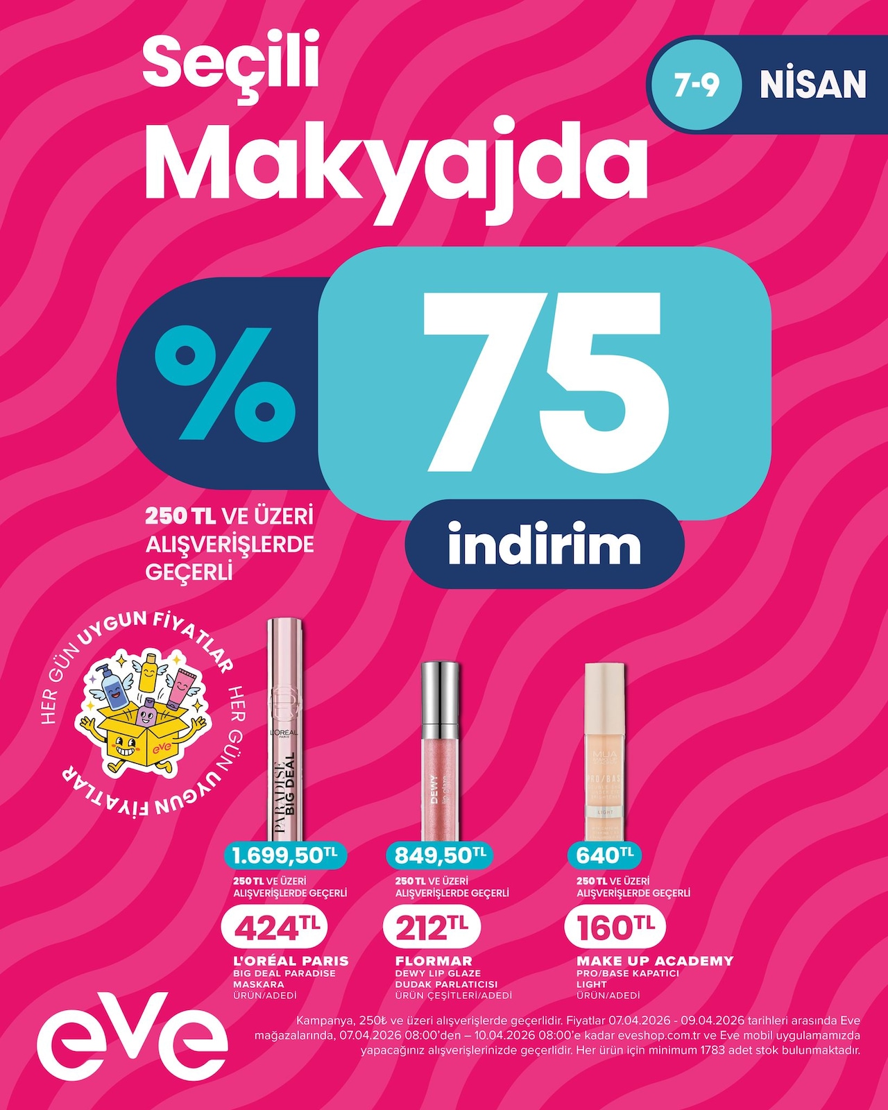 Eveshop 7 Nisan 2026 Aktüel Kataloğu broşürü