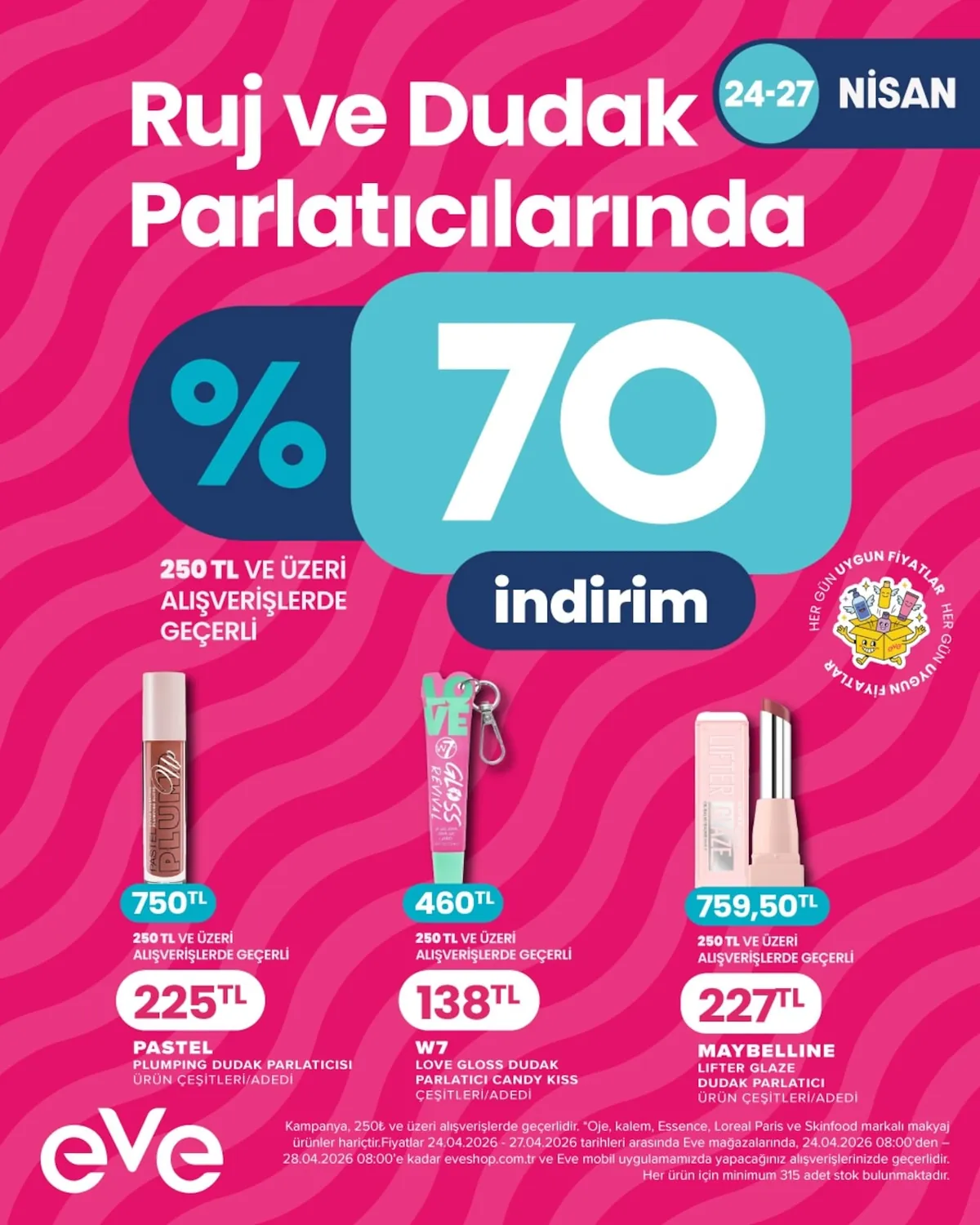 Eveshop Eveshop 24 Nisan 2026 Aktüel Kataloğu sayfa 10: Maybelline Lifter Gloss Dudak Parlatıcısı
