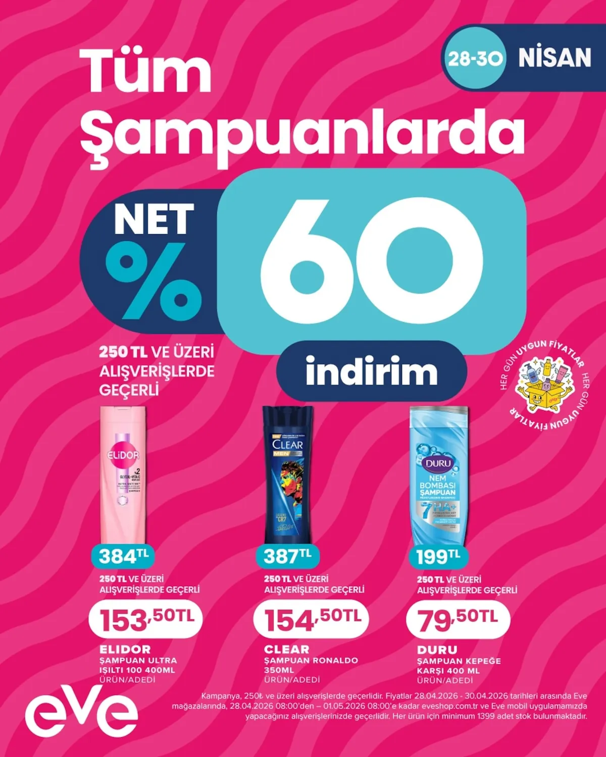 Eveshop Eveshop 28 Nisan 2026 Aktüel Kataloğu sayfa 11: Duru Nem Bombası Şampuan 500 Ml