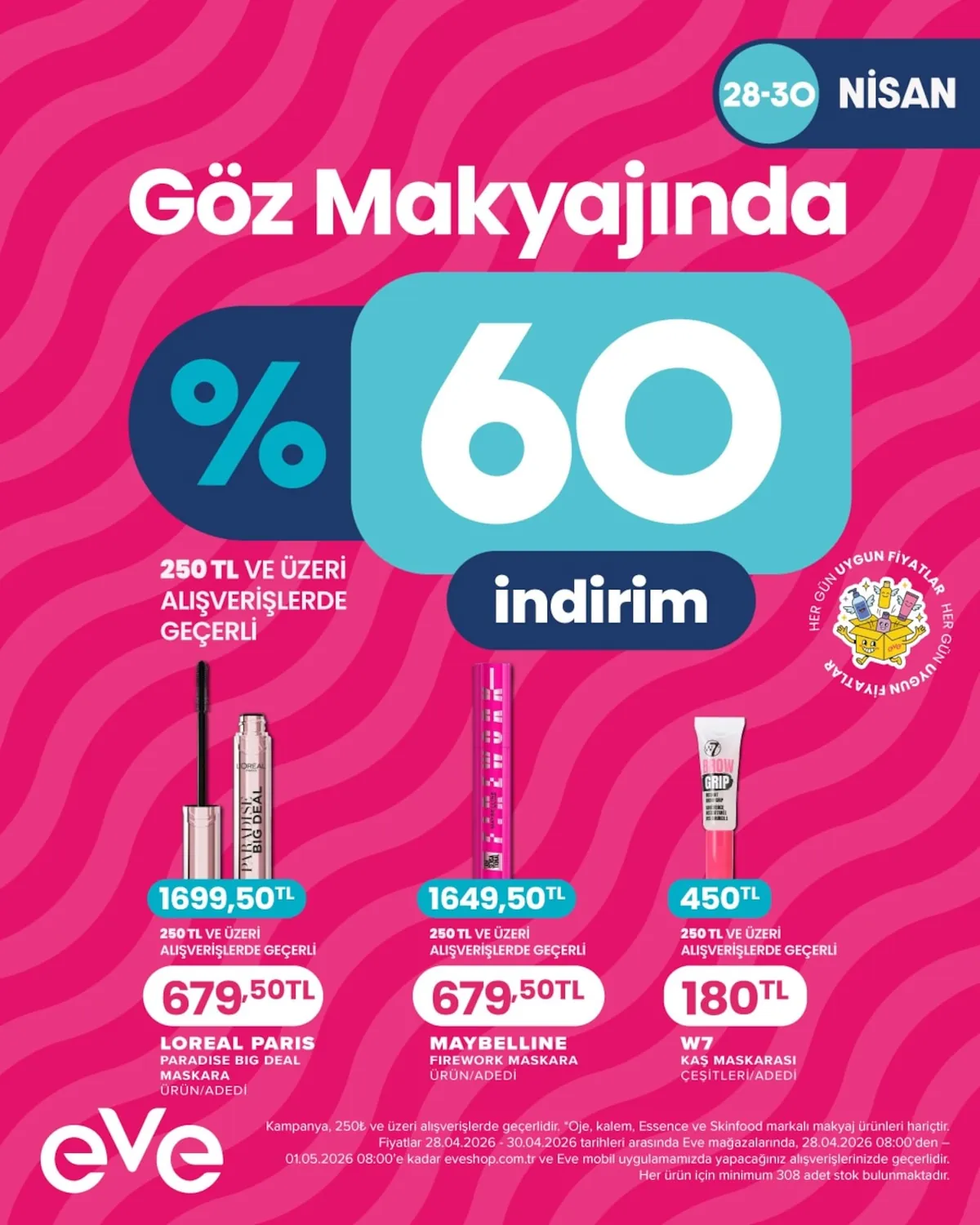 Eveshop Eveshop 28 Nisan 2026 Aktüel Kataloğu sayfa 6: Lóreal Paris Paradise Big Deal Maskara