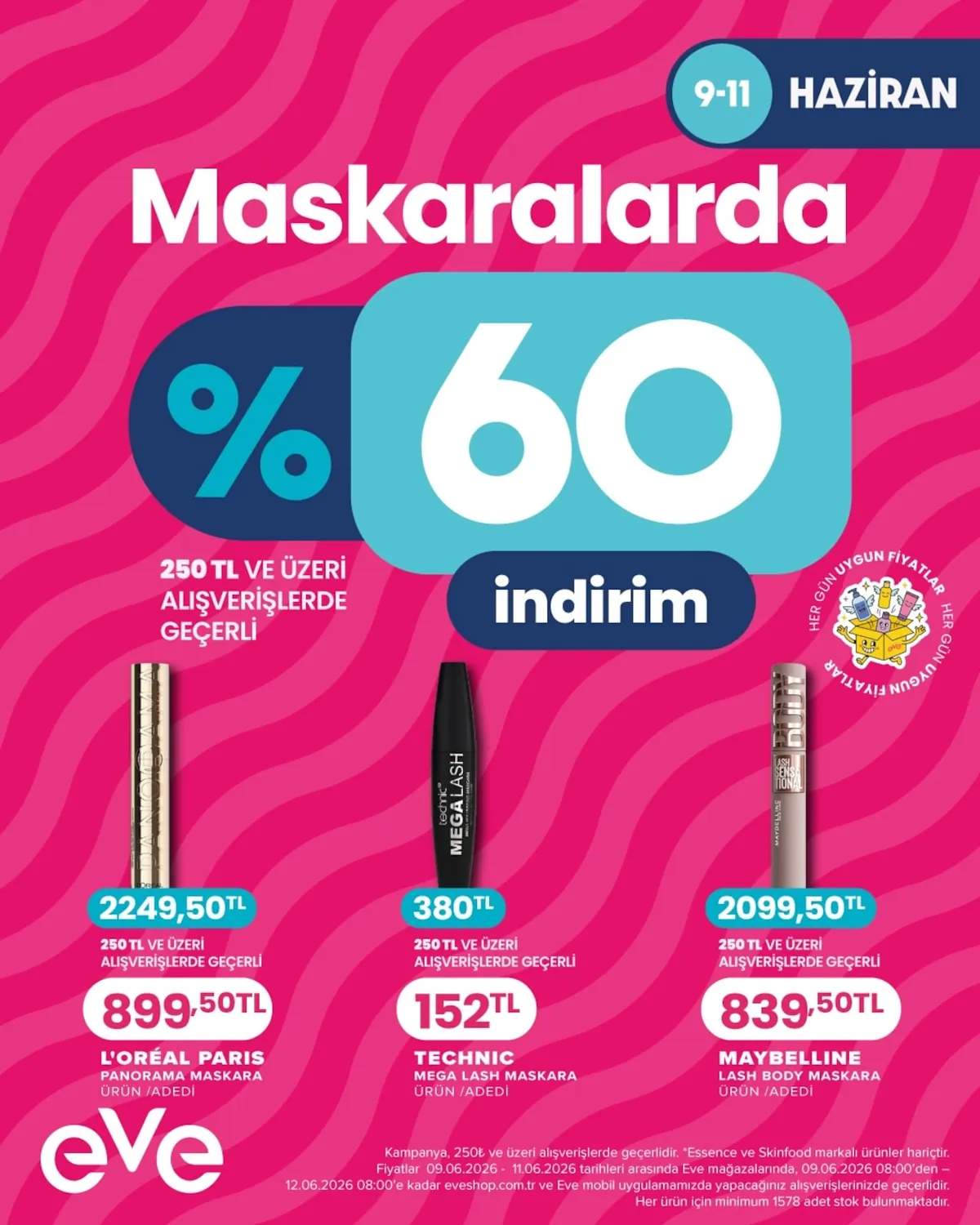 Eveshop Eveshop 9 Haziran 2026 Aktüel Kataloğu sayfa 1