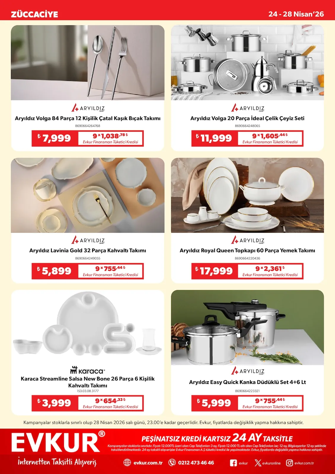 Evkur Evkur 24 Nisan 2026 Aktüel Kataloğu sayfa 5