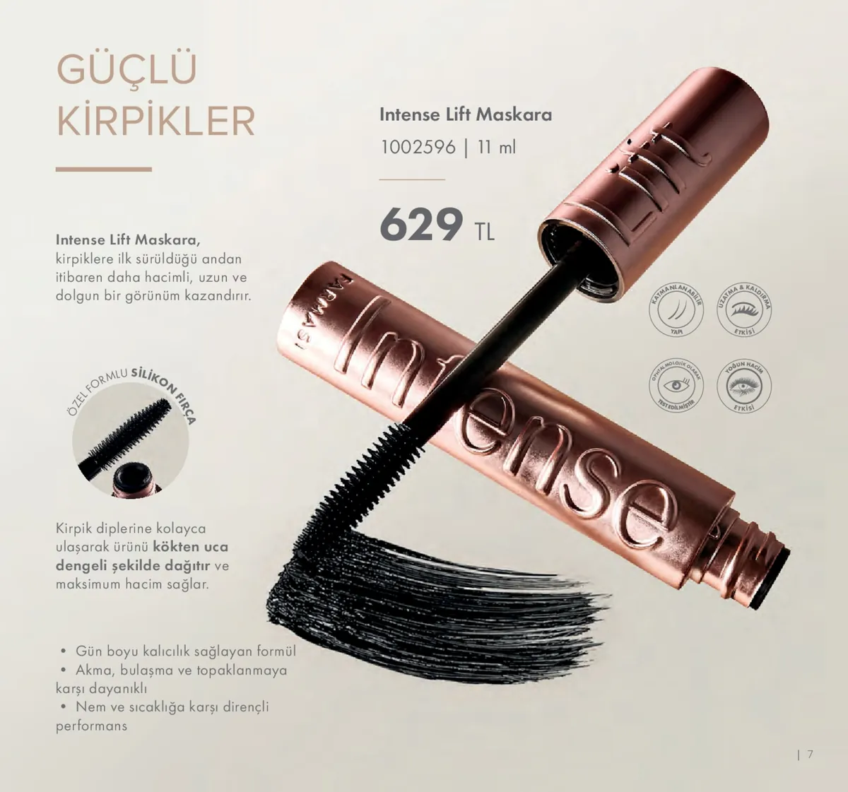 Farmasi Farmasi 1 Mayıs 2026 Aktüel Kataloğu sayfa 7: Intense Lift Maskara 11Ml