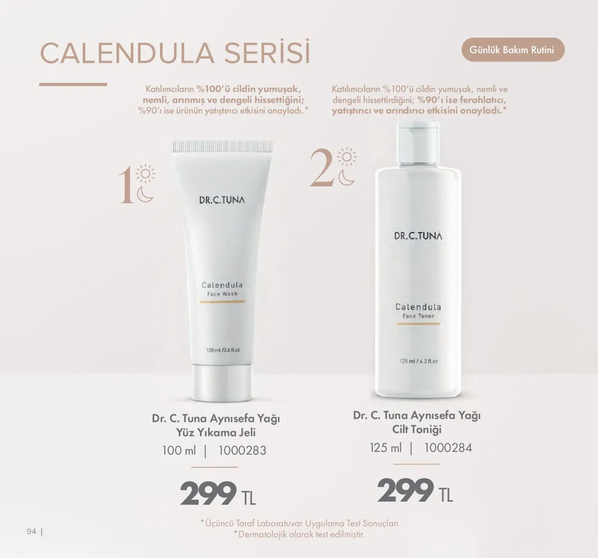 Farmasi Farmasi 1 Mayıs 2026 Aktüel Kataloğu sayfa 94: Dr. C. Tuna Calendula Face Toner 125Ml