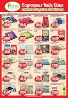 Fiskomar Fiskomar 13 Mart 2026 Aktüel Kataloğu sayfa 2: Sekmen Kremalı Bisküvi 3X75G, Sekmen Devam Sütü 500Gr