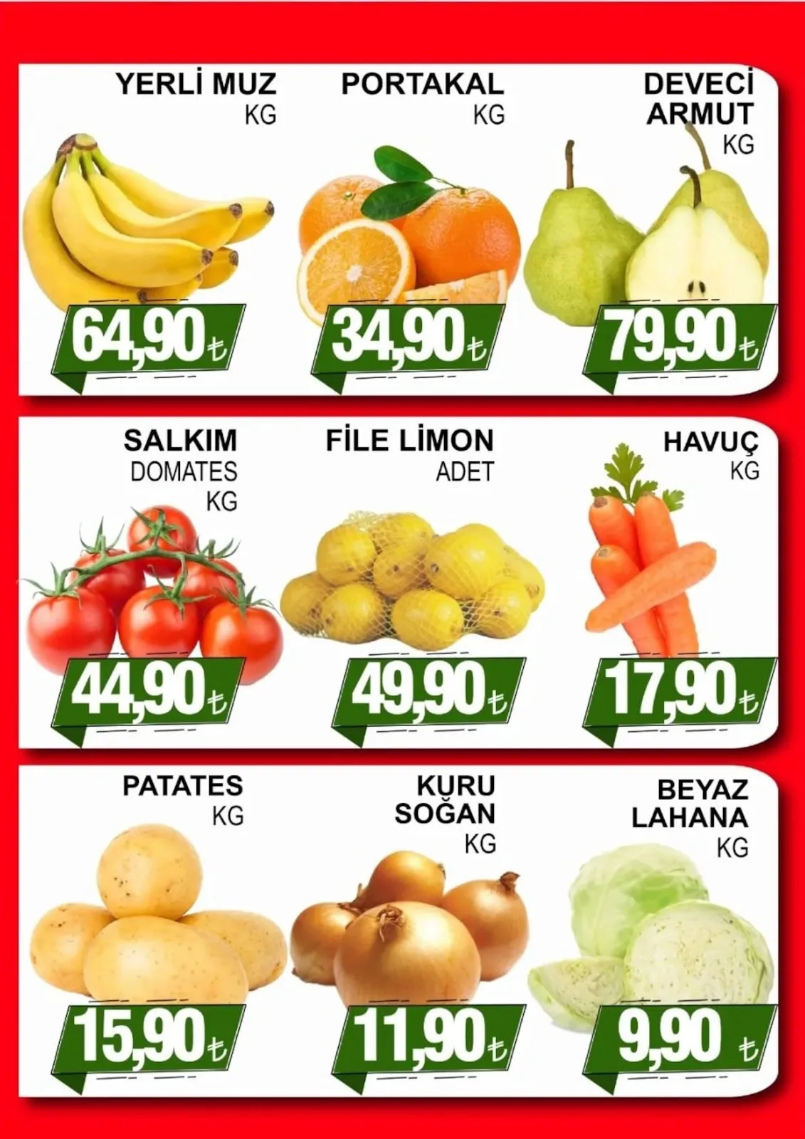 Furpa Furpa Market 25 Şubat 2026 Aktüel Kataloğu sayfa 3: Salkım Domates Kg, File Limon Adet