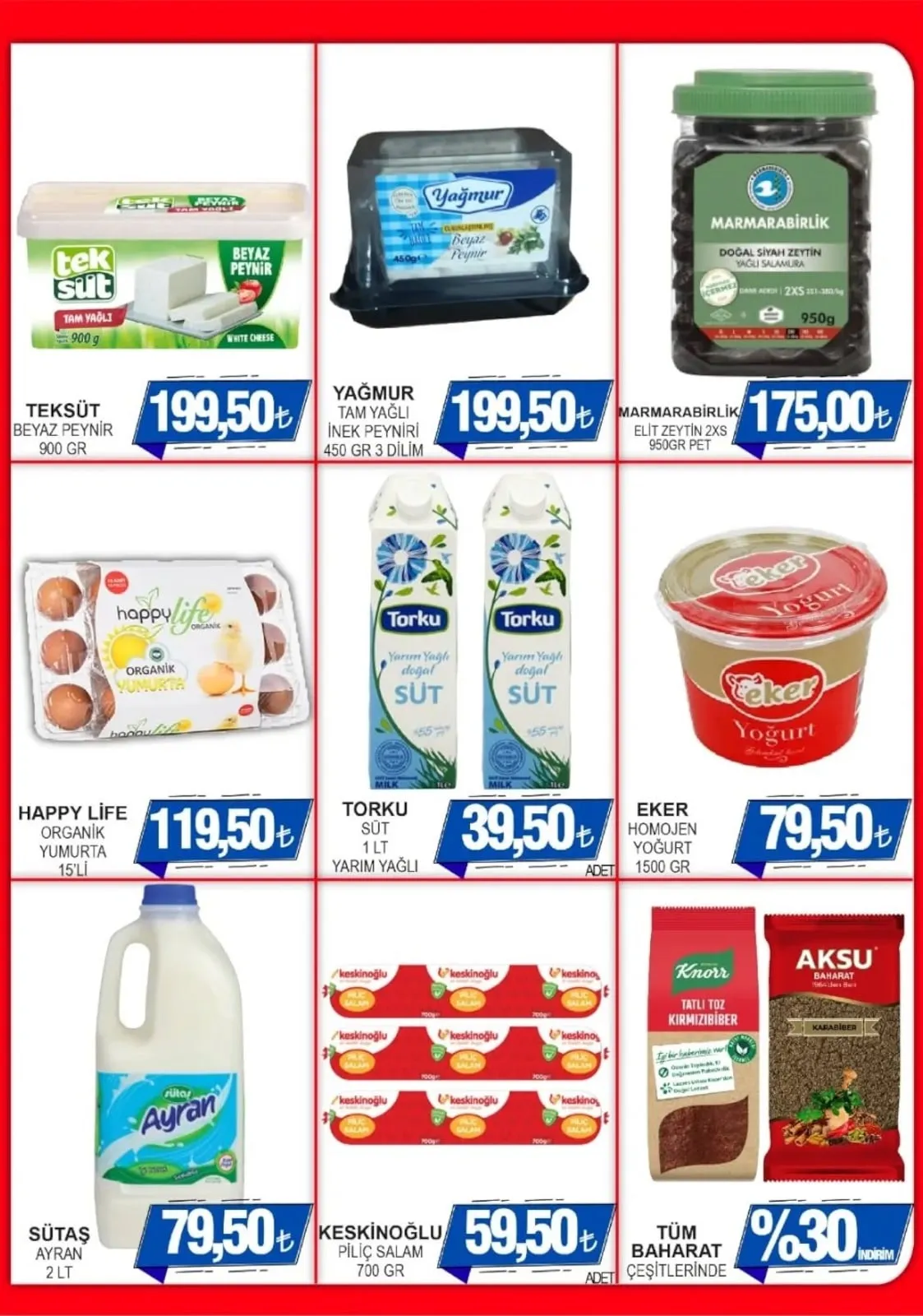 Furpa Furpa Market 5 Mart 2026 Aktüel Kataloğu sayfa 3: Torku Süt 1 Lt Yarım Yağlı, Eker Homojen Yoğurt 1500 Gr