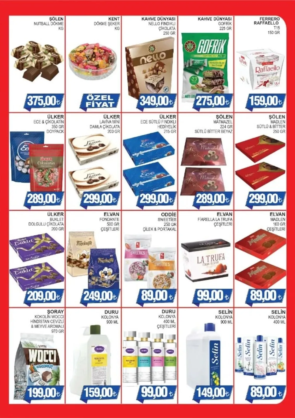 Furpa Furpa Market 13 Mart 2026 Aktüel Kataloğu sayfa 2: Elvan Madlen 160 Gr Çeşitleri, Elvan Fiarella La Trufa Çeşitleri