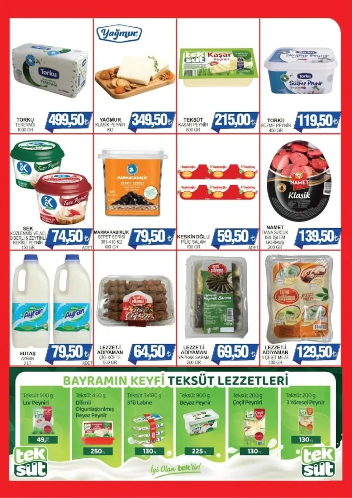 Furpa Furpa Market 13 Mart 2026 Aktüel Kataloğu sayfa 5: Keskinoğlu Piliç Salam 700 Gr, Lezzet-İ Adıyaman 4 Çeşit Meze 400 Gr
