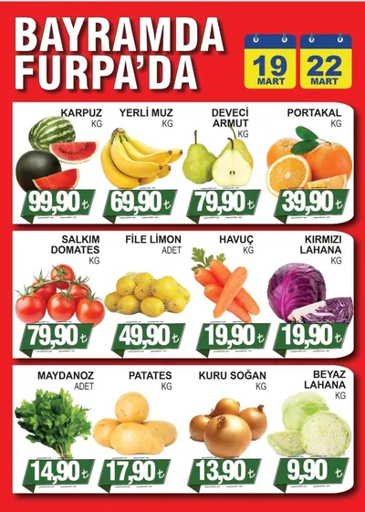 Furpa Market 19 Mart 2026 Aktüel Kataloğu Kapak Görseli