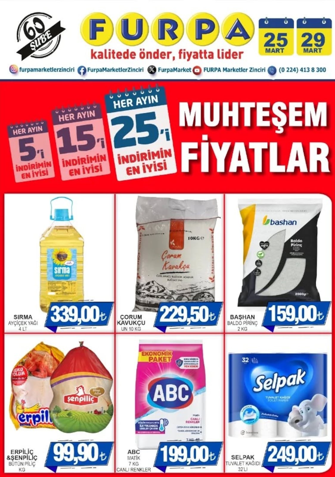 Furpa Market 25 Mart 2026 Aktüel Kataloğu