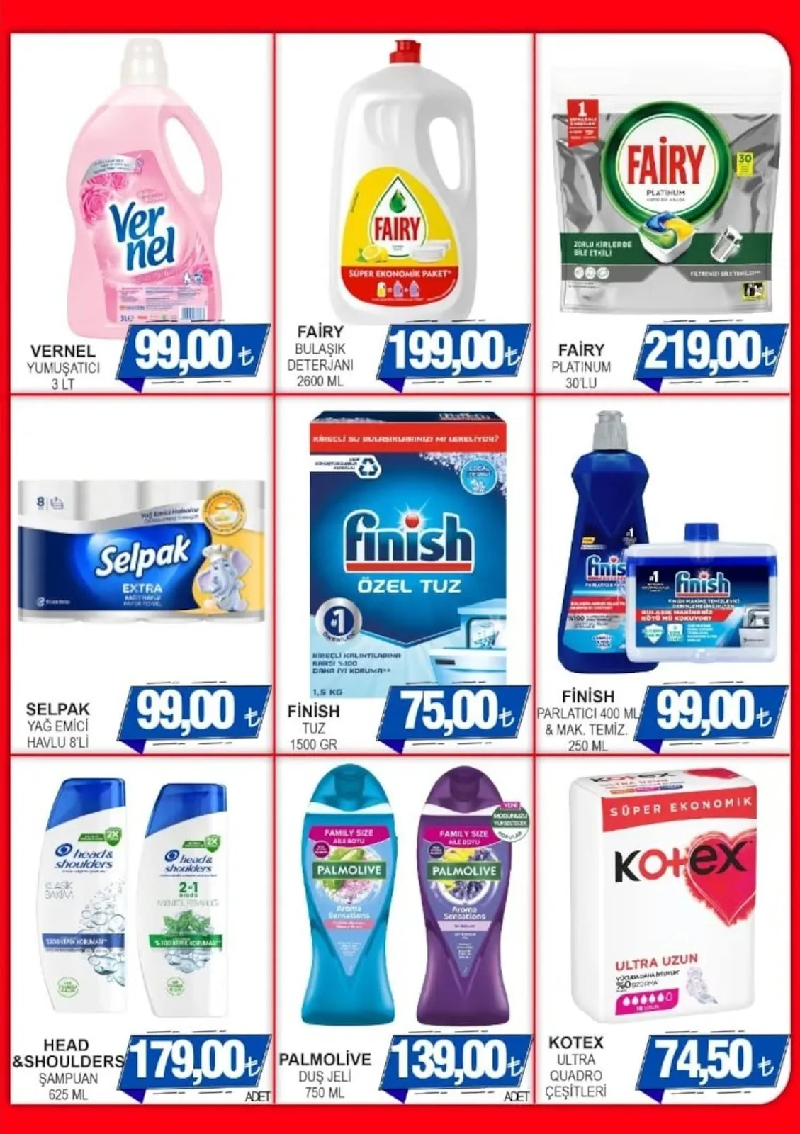 Furpa Furpa Market 25 Mart 2026 Aktüel Kataloğu sayfa 5: Faıry Platinum 30'Lu, Fınısh Parlatici 400 Ml & Mak. Temız. 250 Ml
