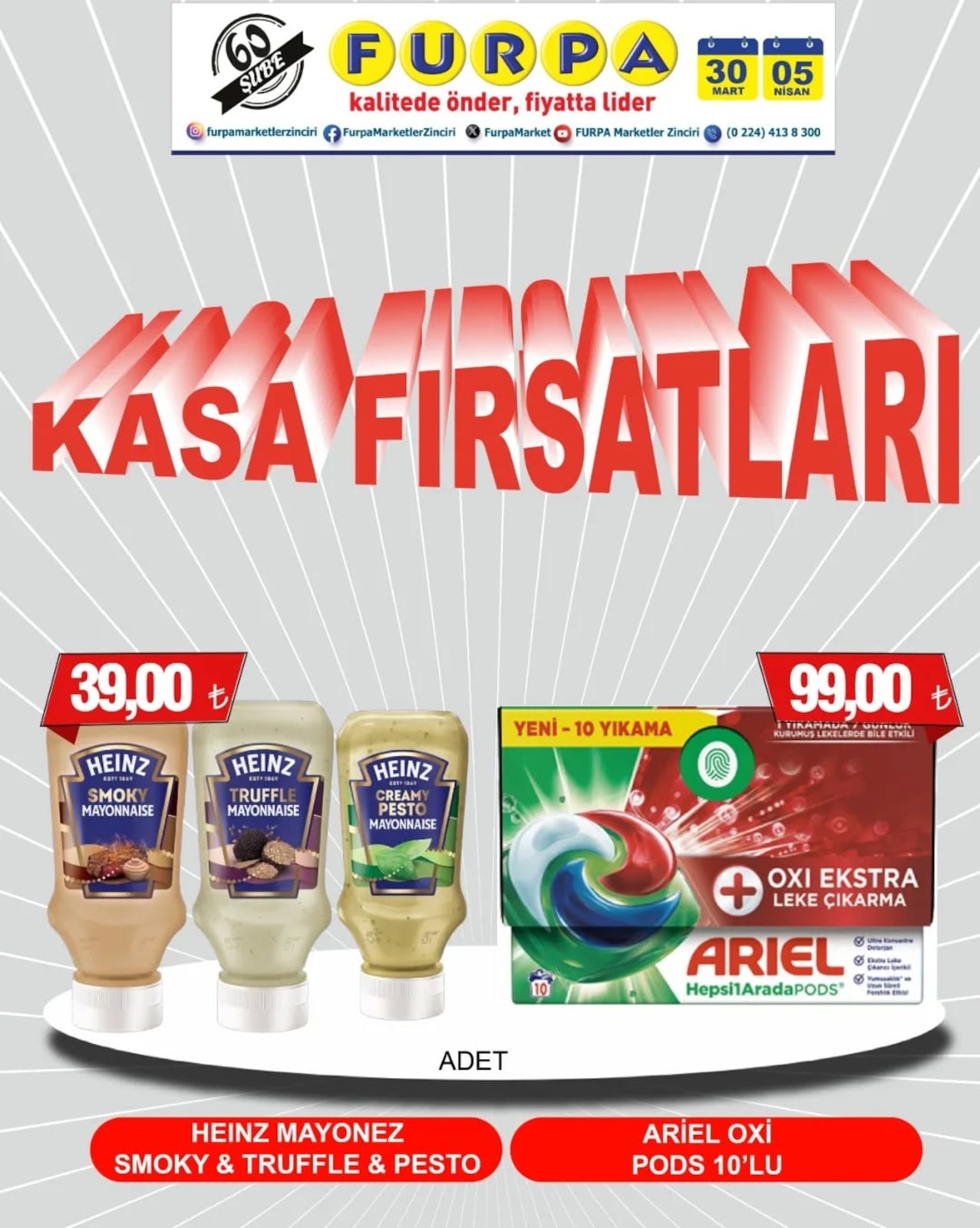 Furpa Market 30 Mart 2026 Aktüel Kataloğu broşürü