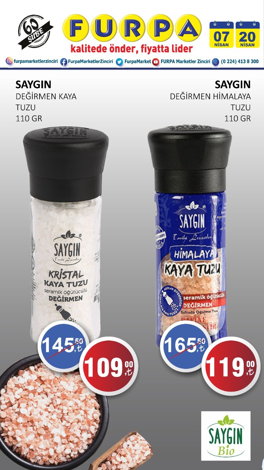 Furpa Market 7 Nisan 2026 Aktüel Kataloğu broşürü