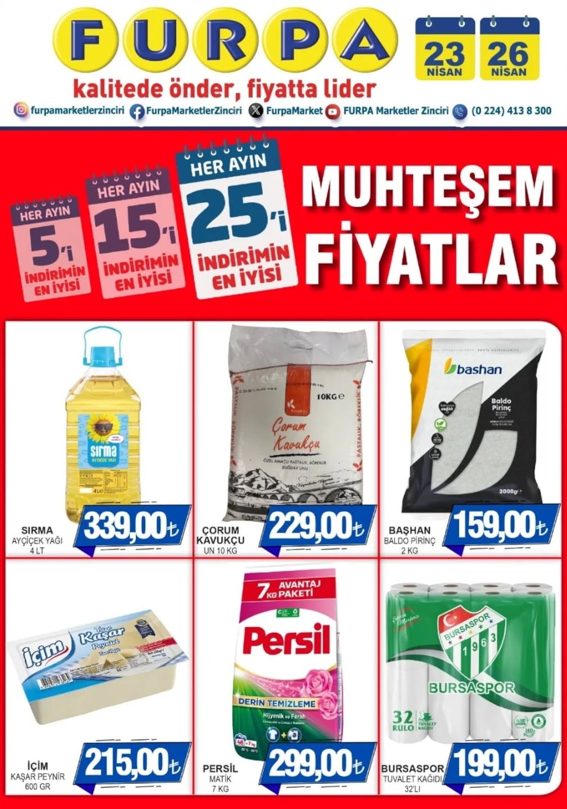 Furpa Market 23 Nisan 2026 Aktüel Kataloğu