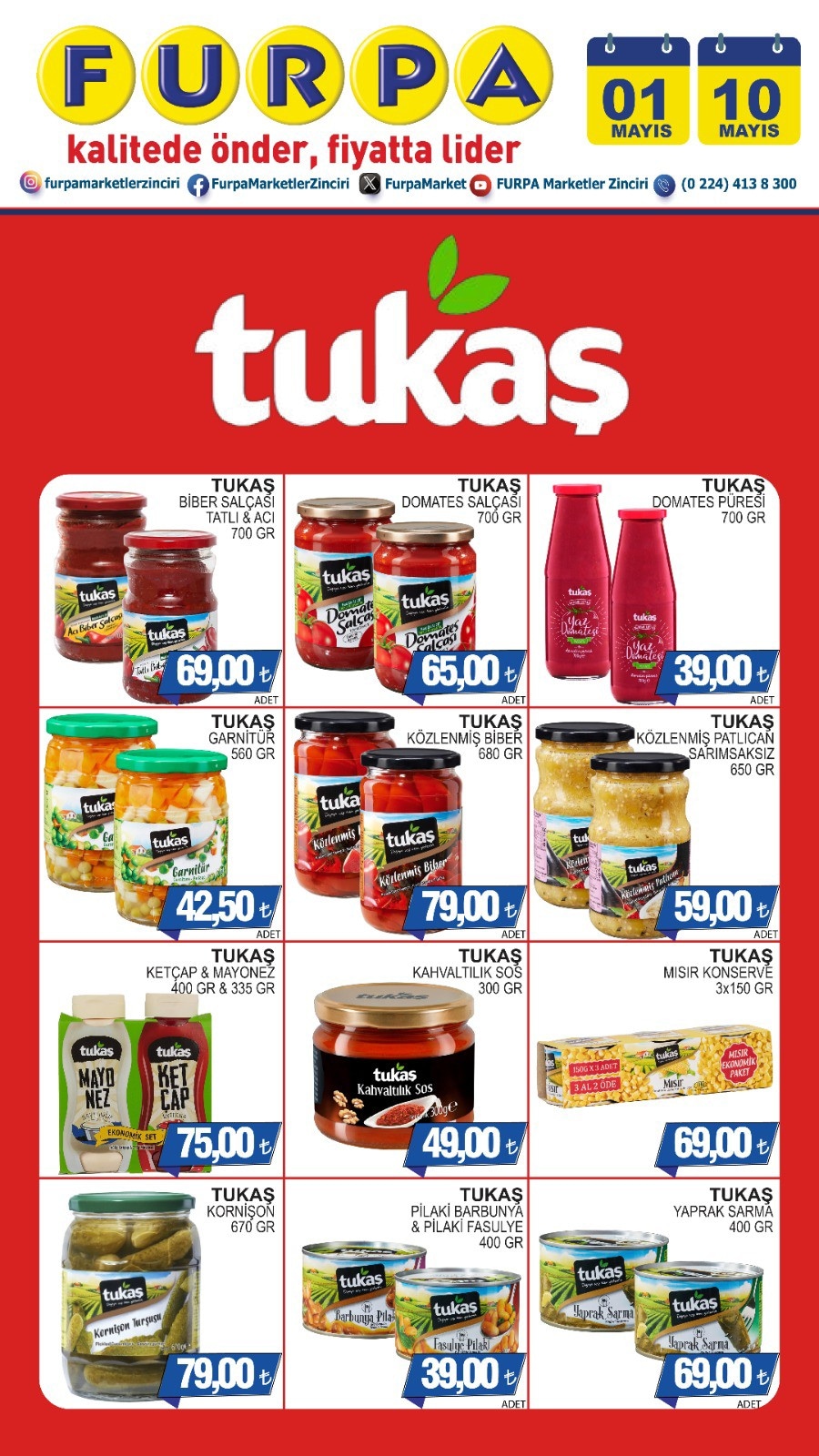 Furpa Market 1 Mayıs 2026 Aktüel Kataloğu broşürü