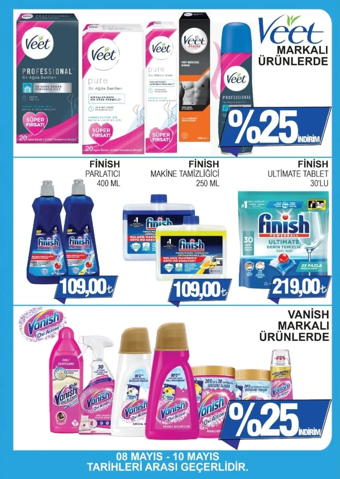 Furpa Furpa Market 8 Mayıs 2026 Aktüel Kataloğu sayfa 5: Finish Parlatıcı 400 Ml