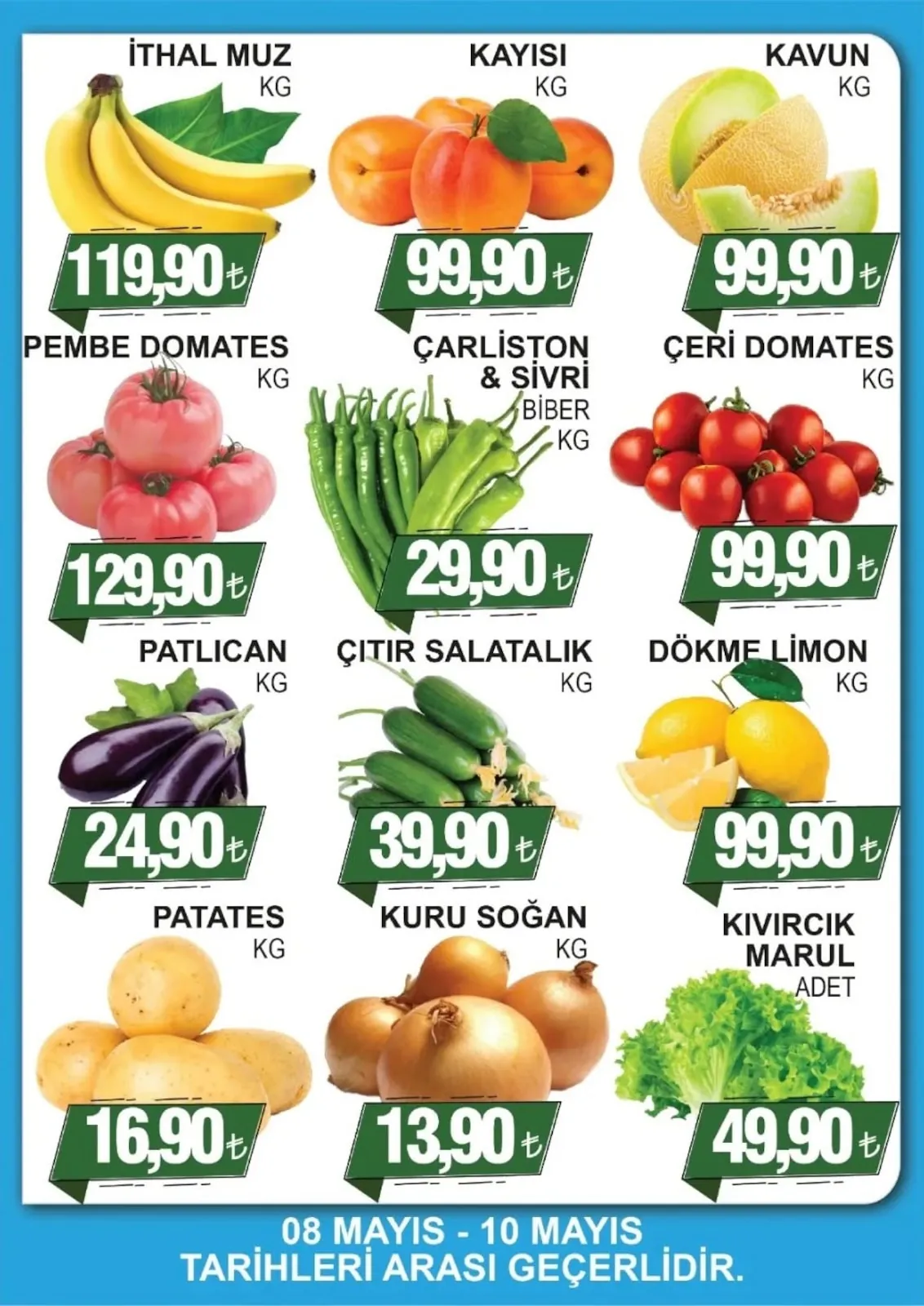 Furpa Furpa Market 8 Mayıs 2026 Aktüel Kataloğu sayfa 6: İthal Muz Kg