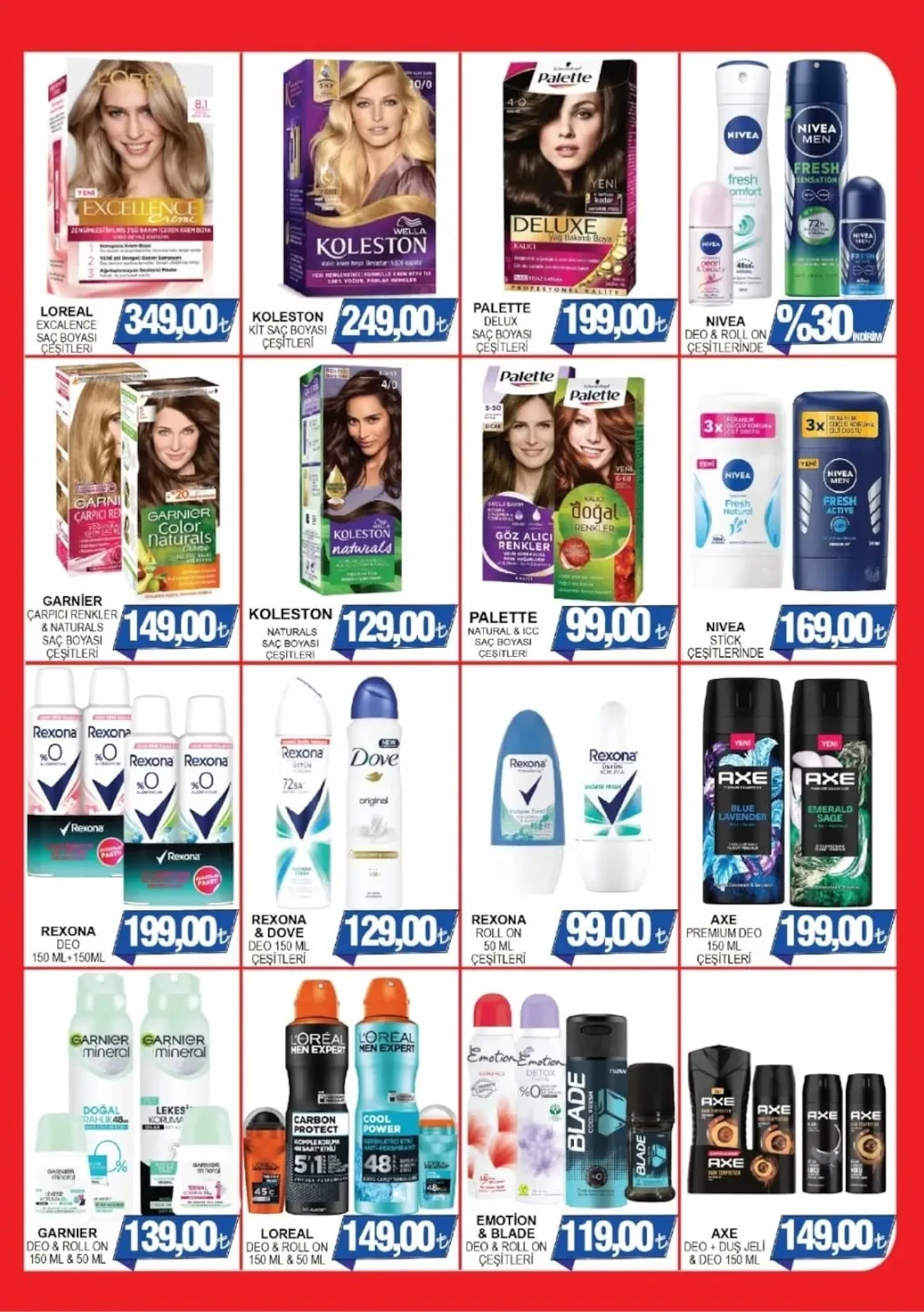 Furpa Furpa Market 22 Mayıs 2026 Aktüel Kataloğu sayfa 9: Garnier Çarpıcı Renkler & Naturals Saç Boyası Çeşitleri, Palette Deluxe Saç Boyası Çeşitleri