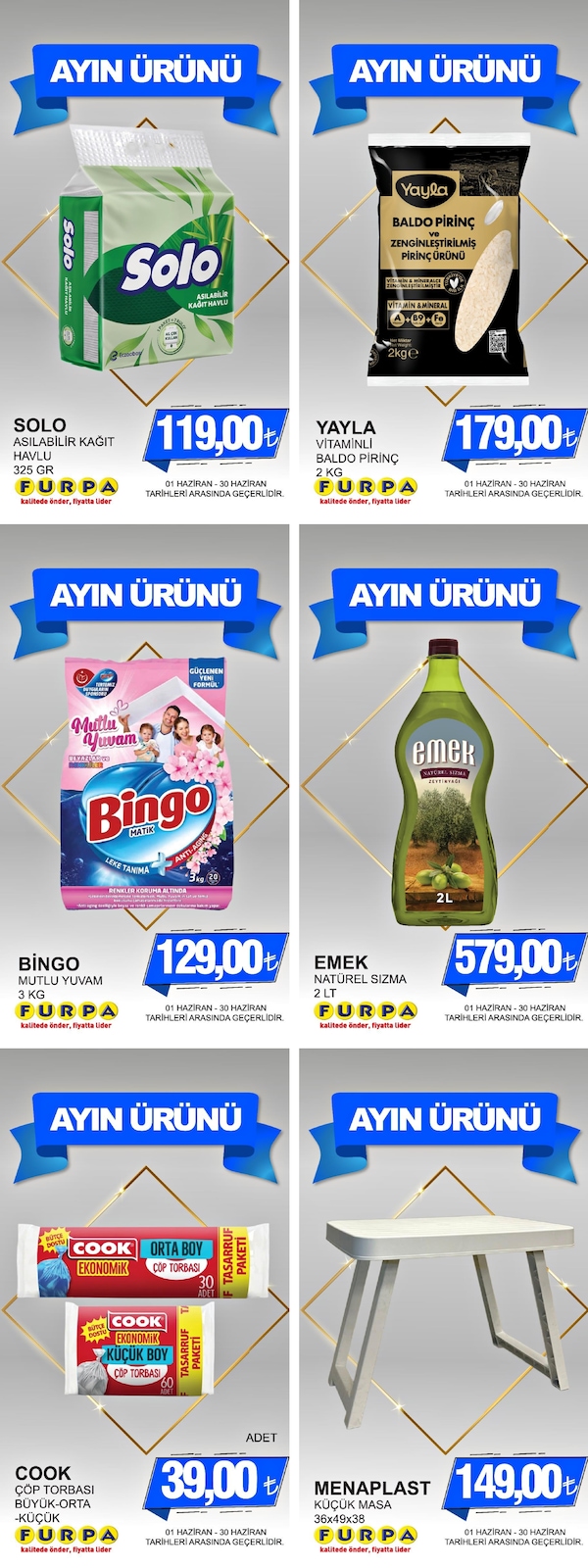 Furpa Market 1 Haziran 2026 Aktüel Kataloğu broşürü
