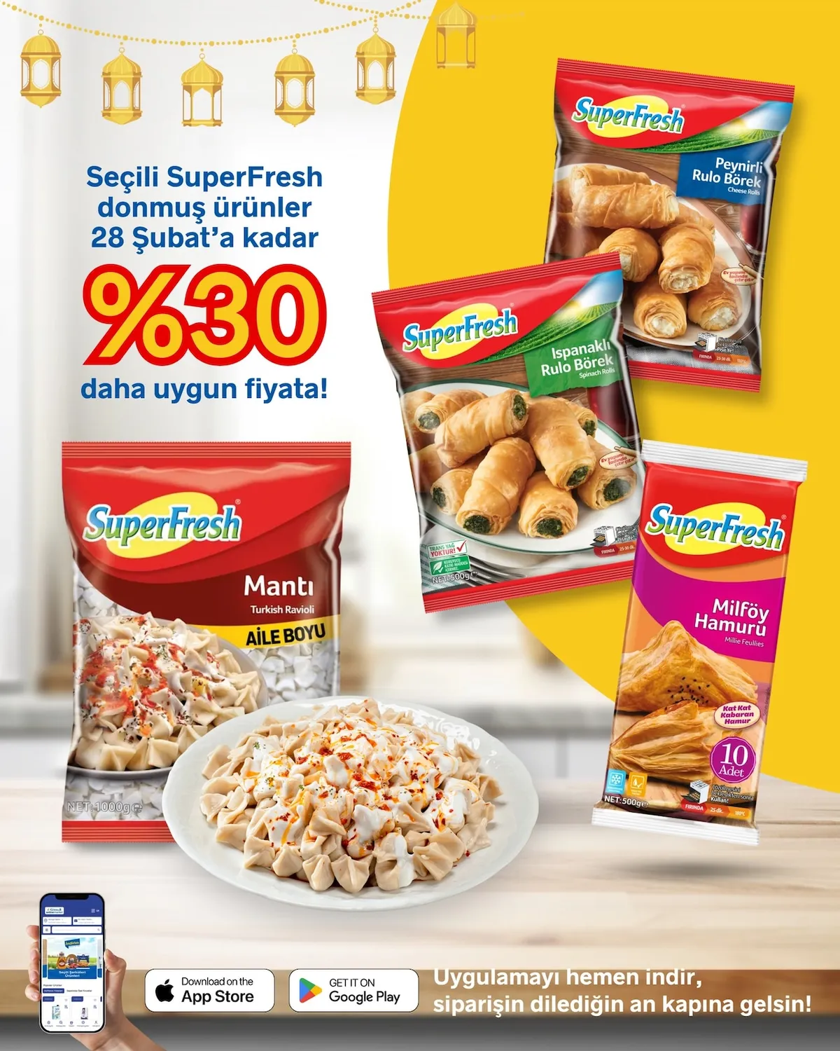 Gürmar Gürmar 16 Şubat 2026 Aktüel Kataloğu sayfa 3: Superfresh Seçili Superfresh Donmuş Ürünler