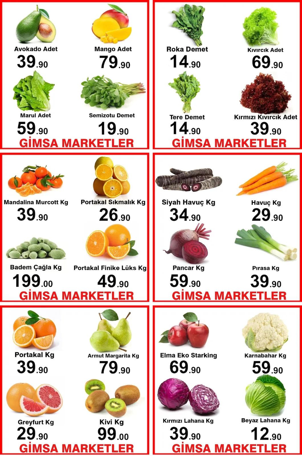 Gimsa Gimsa 26 Mart 2026 Aktüel Kataloğu sayfa 9: Havuç Kg, Siyah Havuç Kg