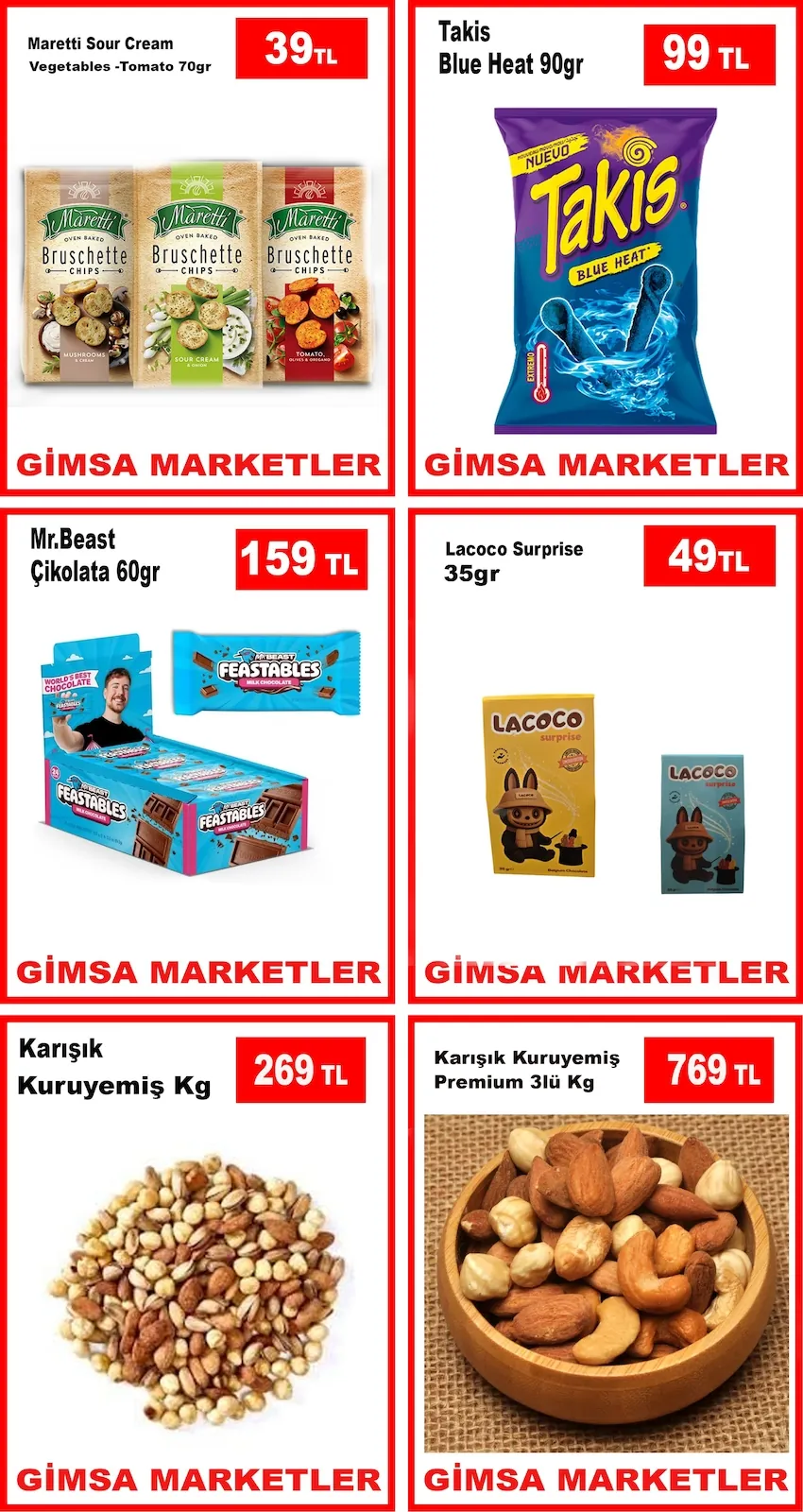 Gimsa Gimsa 20 Nisan 2026 Aktüel Kataloğu sayfa 3: Premium 3 Lü Kg, Karışık Kuruyemiş Kg