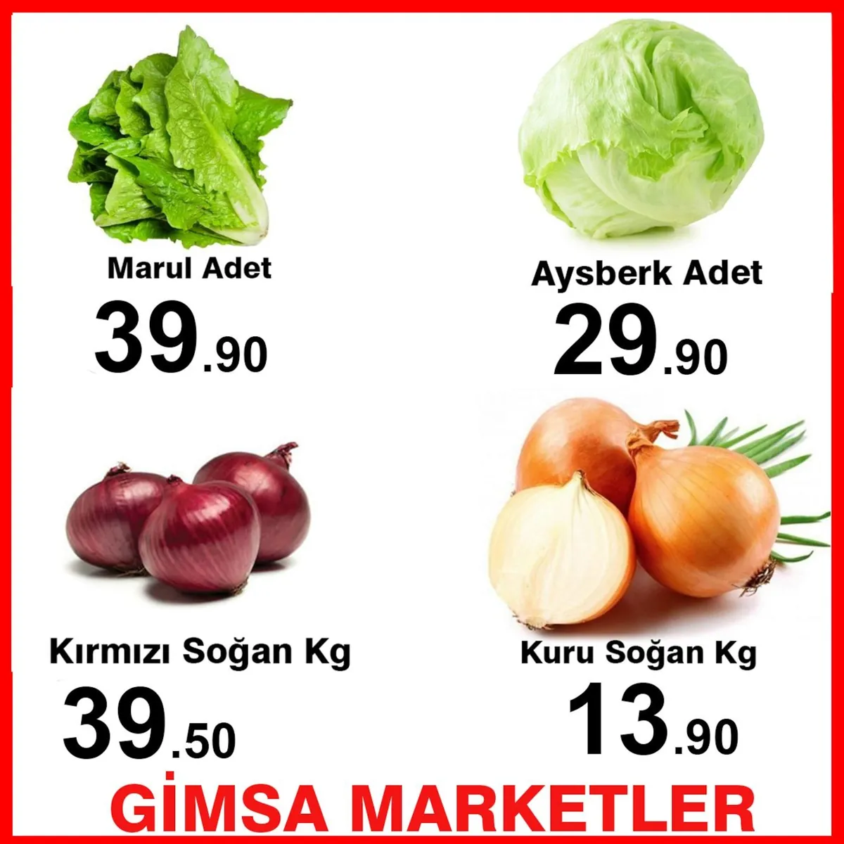 Gimsa Gimsa 6 Mayıs 2026 Aktüel Kataloğu sayfa 7: Marul Adet, Aysberk Adet