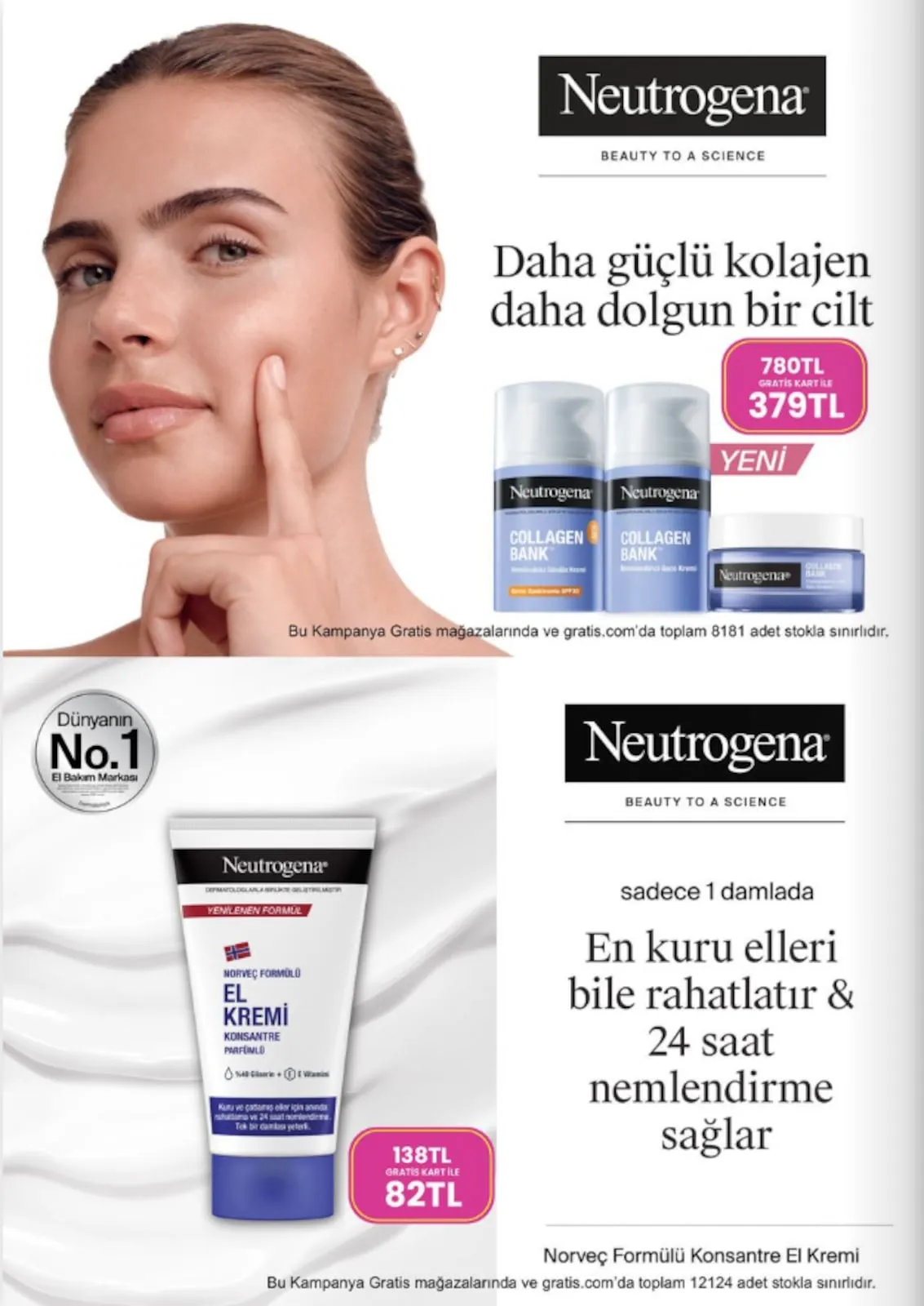 Gratis Gratis 3 Şubat 2026 Aktüel Kataloğu sayfa 38: Neutrogena Kolajen Bakım Seti
