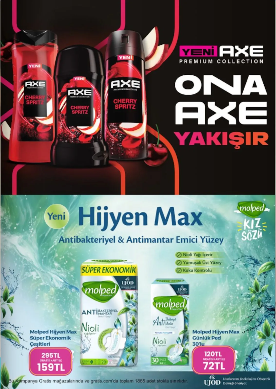 Gratis Gratis 3 Şubat 2026 Aktüel Kataloğu sayfa 51: Molped Hijyen Max Süper Ekonomik Çeşitleri, Molped Hijyen Max Süper Ekonomik Çeşitleri
