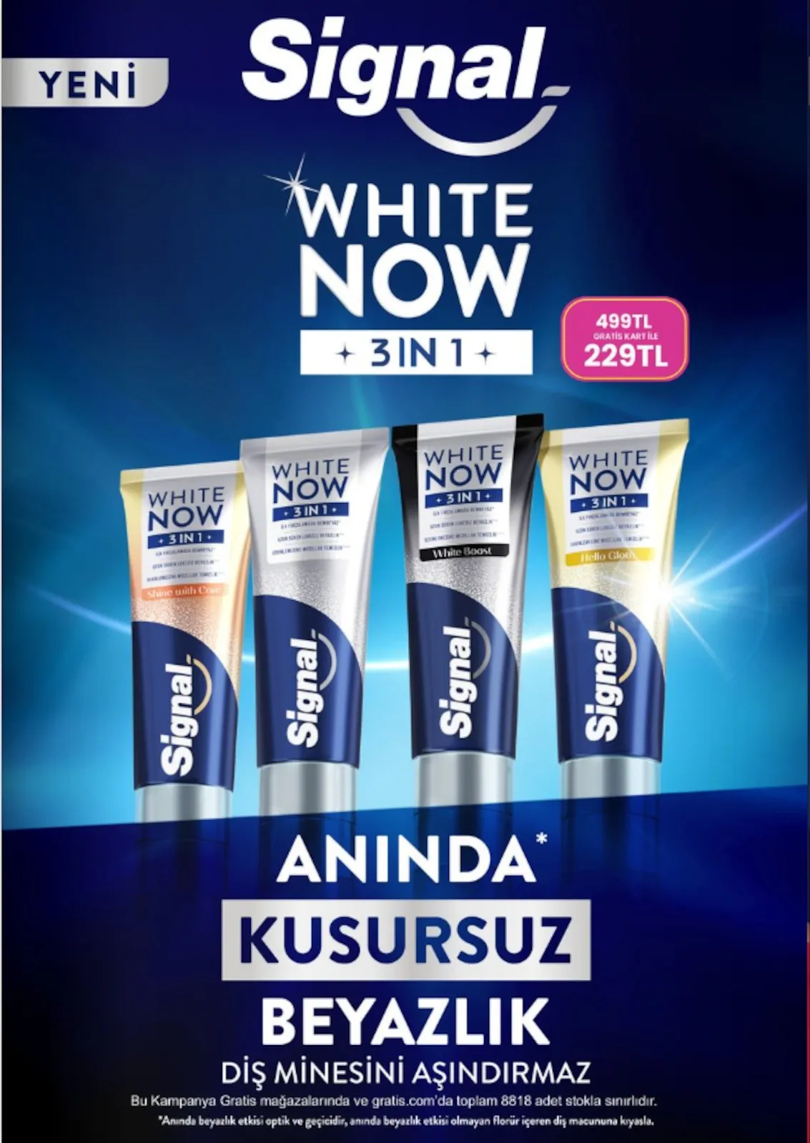 Gratis Gratis 3 Şubat 2026 Aktüel Kataloğu sayfa 53: Signal White Now Diş Macunu 3In1