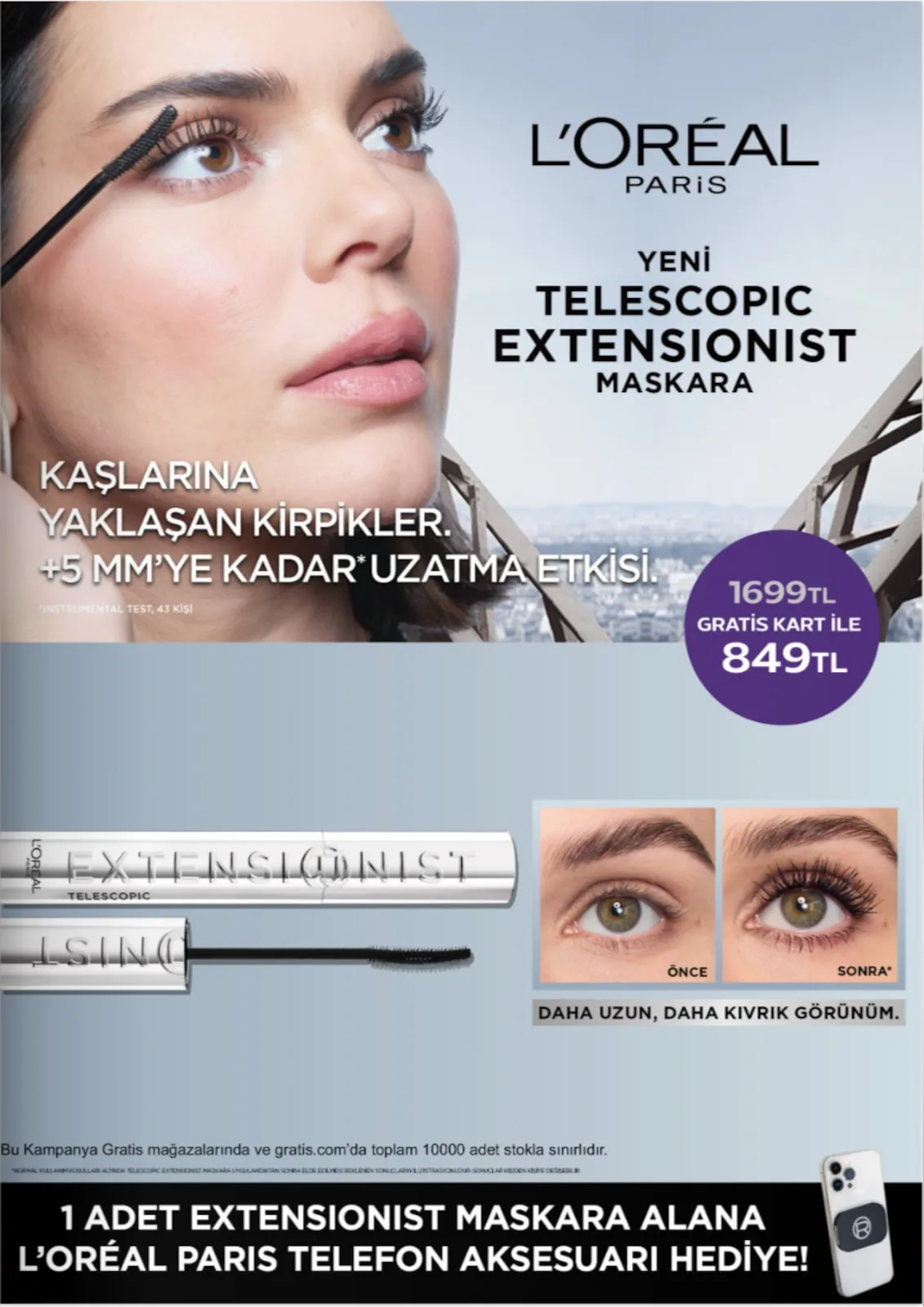 Gratis Gratis 3 Mart 2026 Aktüel Kataloğu sayfa 27: L'Oréal Paris Revitalift Filler Glassy Skin Nemlendirici Krem